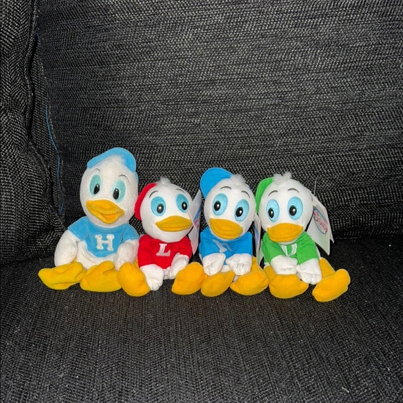 Disney Blue and Red Stuffed Animals Plush Toy Set - Picture 1 of 2